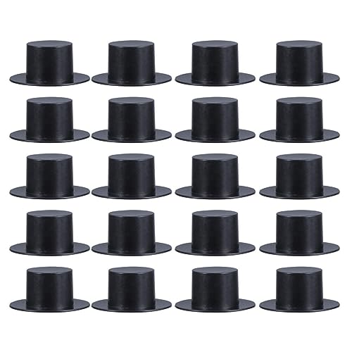ifundom 50 Stück Schwarze Mini-Zylinder Miniatur-Puppenhüte Schneemann-Hüte Mini-Clown-Hüte Für Weihnachtsfeier Schneemann-Puppen-Diy-Bastelarbeiten ifundom 50 Stück Schwarze Mini-Zylinder Miniatur-Puppenhüte Schneemann-Hüte Mini-Clown-Hüte Für Weihnachtsfeier Schneemann-Puppen-Diy-Bastelarbeiten von ifundom