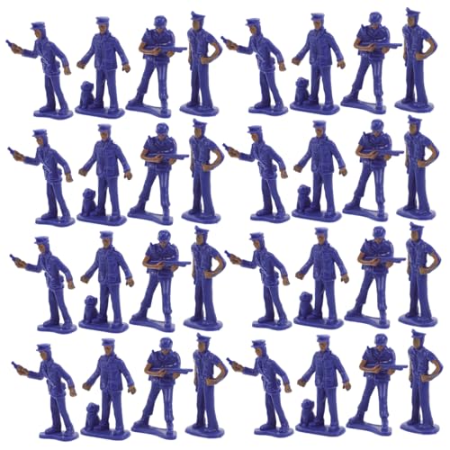 ifundom 50-teiliges Miniatur-polizeifiguren-Set Polizeispielzeug Für Jungen Und Mädchen Zubehör Für Tischdekoration ifundom 50-teiliges Miniatur-polizeifiguren-Set Polizeispielzeug Für Jungen Und Mädchen Zubehör Für Tischdekoration von ifundom