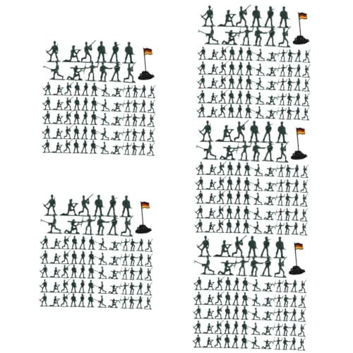 ifundom 500 STK Mini-soldatenmodell Miniaturen Statue Schmücken Kleine Leute Handwerk Mini-personenfiguren Tischdekorationen Aus Sand Plastik Zweiter Weltkrieg Produkte Für Kinder von ifundom