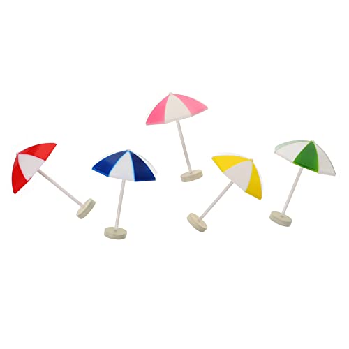 ifundom 5Stücke Regenschirm Hawaiianische Party Deko Strandlandschaftsdekoration DIY Schmuck und Miniaturfiguren ifundom 5Stücke Regenschirm Hawaiianische Party Deko Strandlandschaftsdekoration DIY Schmuck und Miniaturfiguren von ifundom