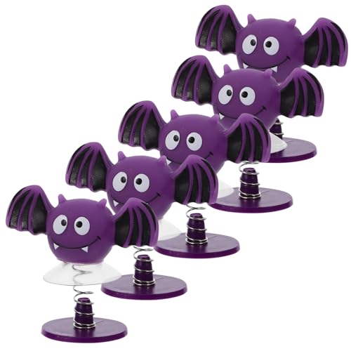 ifundom 5stücke Teiliges Cartoon-Fledermaus Jumping Spring Toys Für Halloween-Partys Bunte Lustige Spielzeuge Für Junge Mädchen Als Mitgebsel Oder von ifundom