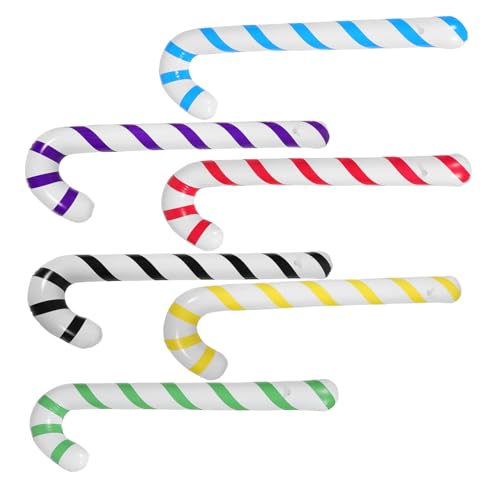 ifundom 6 Stück Aufblasbare Candy Cane Deko in Bunten Farben Vielseitig Einsetzbar für Weihnachtsfeiern Partys und Hochzeiten Leicht Transportierbar Wiederverwendbar für Innen und ifundom 6 Stück Aufblasbare Candy Cane Deko in Bunten Farben Vielseitig Einsetzbar für Weihnachtsfeiern Partys und Hochzeiten Leicht Transportierbar Wiederverwendbar für Innen und von ifundom