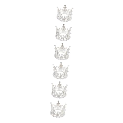 ifundom 6 Stück Kronen Dekoration Ornamente Ornamente Für Käsekuchen Für Babys Prinzessinnen Ornamente Die Krone Kinderspielzeug Ornament Gedenkornamente Silberlegierung ifundom 6 Stück Kronen Dekoration Ornamente Ornamente Für Käsekuchen Für Babys Prinzessinnen Ornamente Die Krone Kinderspielzeug Ornament Gedenkornamente Silberlegierung von ifundom