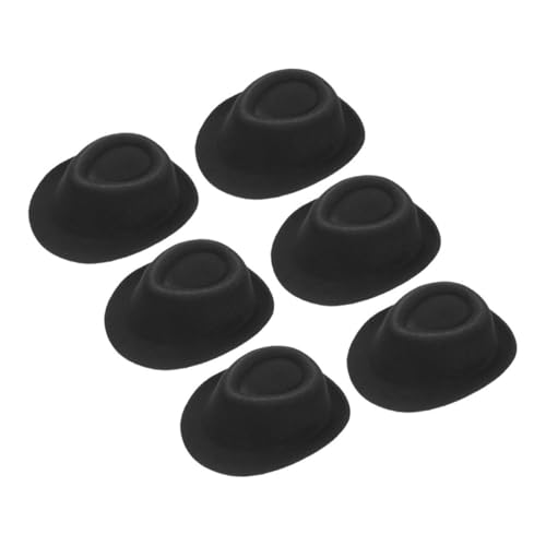 ifundom 6 Stück Mini Mützen Trucker Kappen Hüte Mini Miniatur Mützen Winzige Hüte Ornament Mützen Kuchendekorationen Einkaufszentrum Mützen Miniatur Puppenhüte Party von ifundom