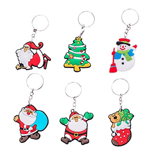 ifundom 6 Stück Schlüsselanhänger Taschen Zubehör Weihnachten Mini Vorabend Party weihnachtsmotiv christbaumanhänger weihnachstsgeschenk Anhänger-Ornament Taschenanhänger Kieselgel ifundom 6 Stück Schlüsselanhänger Taschen Zubehör Weihnachten Mini Vorabend Party weihnachtsmotiv christbaumanhänger weihnachstsgeschenk Anhänger-Ornament Taschenanhänger Kieselgel von ifundom