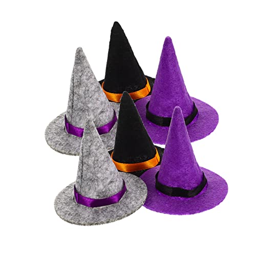 ifundom 6 Stücke Halloween Weinflaschen set halloween kleidung halloween costumes Mini-Hexenhüte zum Basteln Flaschenverschluss Kappe Halloween-Party-Requisiten Weinflasche Filzstoff ifundom 6 Stücke Halloween Weinflaschen set halloween kleidung halloween costumes Mini-Hexenhüte zum Basteln Flaschenverschluss Kappe Halloween-Party-Requisiten Weinflasche Filzstoff von ifundom
