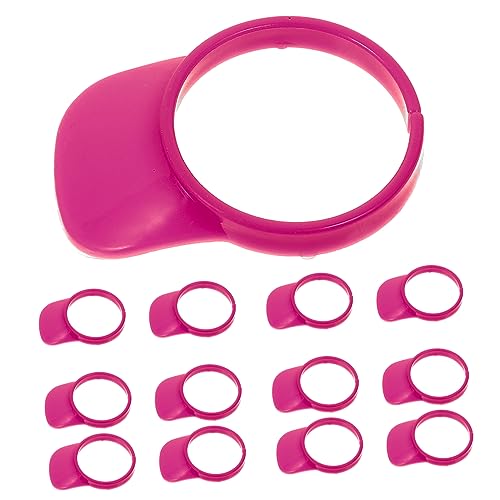 ifundom 60 Stück Kleine Gelbe Enten Sonnenhüte Für Puppen Steckpuppen Tierfiguren Puppenzubehör Eimerhut Minihut Für Puppenhüte Rosa Hut Mini Enten Minihut Zum Basteln Kunststoff von ifundom