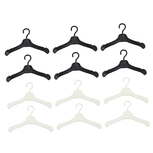ifundom 60 Stück Mini-kleiderbügel Für Puppen Puppenständer Aus Kunststoff Aufbewahrungsorganisator Für Ankleidespielzeug Im Kinderzimmer von ifundom