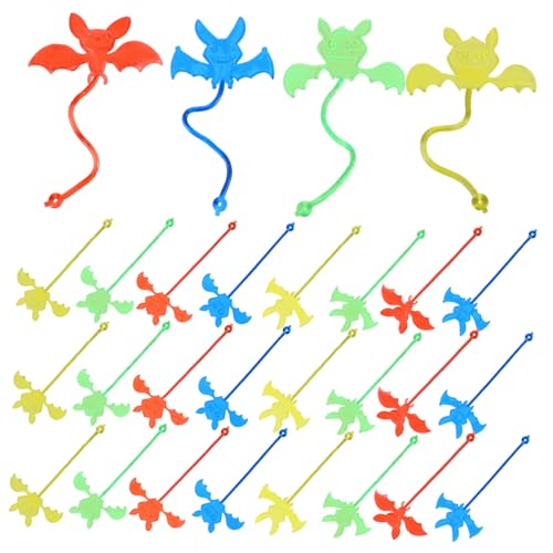 ifundom 60 Stück Stretchige Klebebats Halloween Deko für Elastische Fledermäuse aus Tpr für Partys Pranks Goodie Bags und Interaktives ifundom 60 Stück Stretchige Klebebats Halloween Deko für Elastische Fledermäuse aus Tpr für Partys Pranks Goodie Bags und Interaktives von ifundom