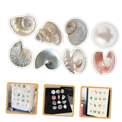 ifundom 60 Stück Teiliges Wasserdichter Muschel Schneckensticker Transparente Scrapbooking sticker für Journaling DIY Dekoration von Wasserflaschen Laptops und Mehr Vielseitige ifundom 60 Stück Teiliges Wasserdichter Muschel Schneckensticker Transparente Scrapbooking sticker für Journaling DIY Dekoration von Wasserflaschen Laptops und Mehr Vielseitige von ifundom