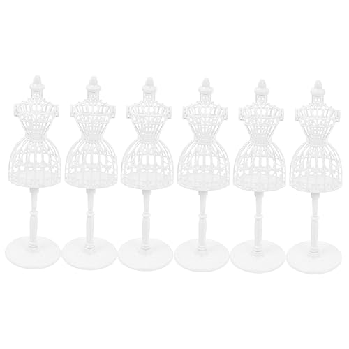 ifundom 6st Kleiderbügel Mode Mädchen Meerjungfrau Bausatz Figur Kostüm Zubehör Puppenständer Prinzessin Puppenhaus Auto Kleiderständer Mini-präsentationsständer Weiß Plastik ifundom 6st Kleiderbügel Mode Mädchen Meerjungfrau Bausatz Figur Kostüm Zubehör Puppenständer Prinzessin Puppenhaus Auto Kleiderständer Mini-präsentationsständer Weiß Plastik von ifundom