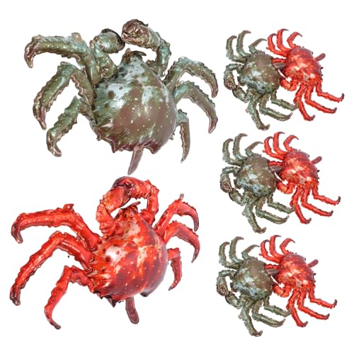 ifundom 8 Stück Teiliges Aluminiumfolien-krabbenballon- Realistische Ozeanische Tierdekoration Einfache Aufblasbarkeit Wiederverwendbar Leicht Tragbar für Meeresmotto-partys und ifundom 8 Stück Teiliges Aluminiumfolien-krabbenballon- Realistische Ozeanische Tierdekoration Einfache Aufblasbarkeit Wiederverwendbar Leicht Tragbar für Meeresmotto-partys und von ifundom