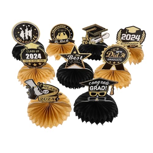 ifundom 9 Stücke Graduation Honeycomb Dekorationen Party Mittelstücke Für Tische Klasse Von 2024 Graduation Party Favors ifundom 9 Stücke Graduation Honeycomb Dekorationen Party Mittelstücke Für Tische Klasse Von 2024 Graduation Party Favors von ifundom