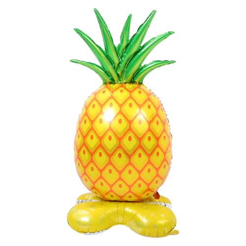 ifundom Ananas Folienballon Großer Stand Up Ananas Luftballon für Hawaii Themenpartys Perfektes Party und Foto Requisite für Geburtstagsfeiern von ifundom