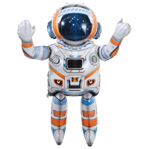 ifundom Großer Astronaut Luftballon Für Geburtstagsfeiern Raumfahrt-thema Deko Robuste Folienballons Für Erwachsene Für Raumfahrt-partys von ifundom