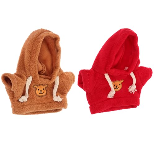 ifundom Bär Hoodie Puppe Kleid up Stofftier Kleidung Bär Puppe Kostüm Plüsch Outfit von ifundom