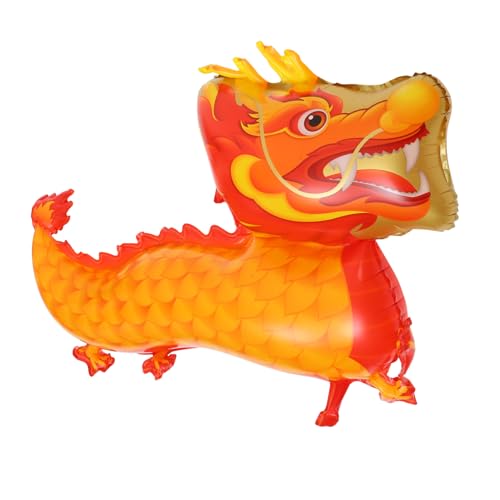 ifundom Dragon Luftballon Für Chinesisches Neujahr Dekorative Drachenballons Geeignet Für Festlichkeiten Und Partys Leuchtendem Strapazierfähigem Aluminiumfolie von ifundom