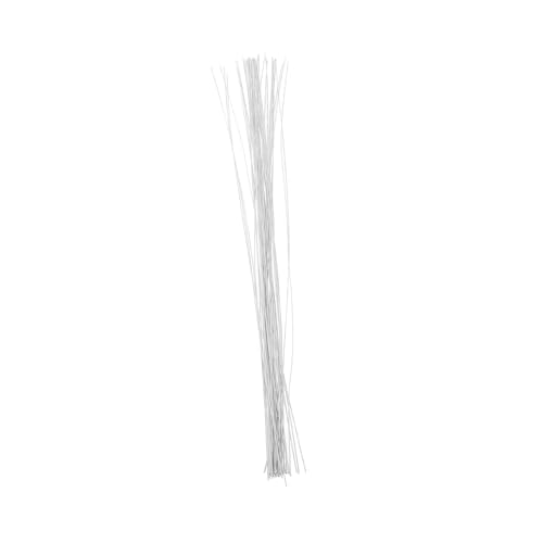 Blumendraht, 50 Stück 40,6 cm Gauge Blumenstieldraht, Blumenherstellungszubehör, perfekt für DIY Blumenstrauß, Stiel Verpackung und Basteln von ifundom