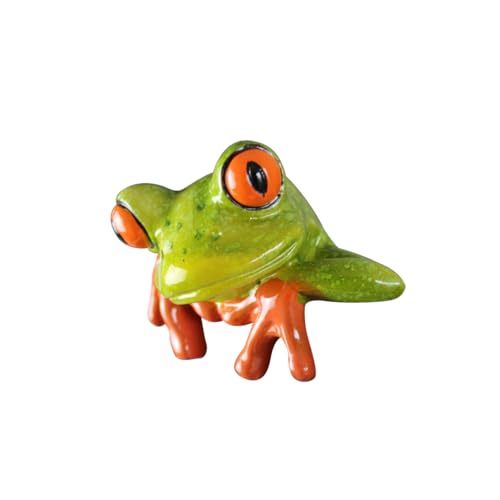 ifundom Froschfigur, Computermonitor-Dekoration, Harz, kreatives Maskottchen, Frosch, Tier-Sammelfiguren für die Dekoration des Home Office ifundom Froschfigur, Computermonitor-Dekoration, Harz, kreatives Maskottchen, Frosch, Tier-Sammelfiguren für die Dekoration des Home Office von ifundom