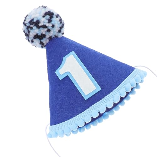 ifundom für Geburtstagskrone aus Badezimmerdekorationen Stirnband Geburtstagsmütze für Jungen dekorativer Geburtstagshut Mini gefühlt konische Kappe Partyhut schmücken von ifundom