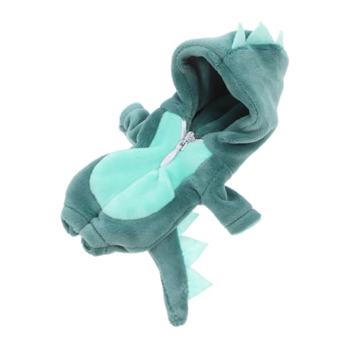 ifundom Dinosaurier-Strampler Austauschbare Puppenkleidung Puppenzubehör Zartes Puppendekor Wiederverwendbares Puppenkleid Kleidung Für Cartoon-Puppen Puppenoveralls Light Green Stoff von ifundom