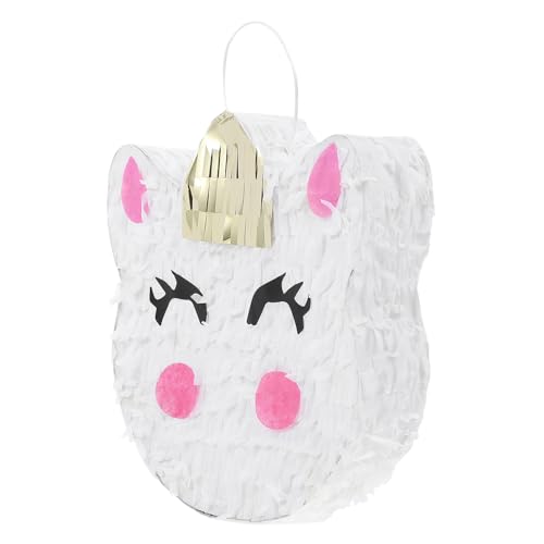ifundom Einhorn-Piñata Party Einhorn-Pinata kleine Piñata für Pinata - Pinata- für Kinderspielzeug Piñata Familienspiele Papier von ifundom