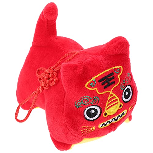 ifundom Entzückender Tiger-spielzeuganhänger Mit Chinesischem Sternzeichen Maskottchen-schmuck Für Tasche Rucksack Auto- Plüsch-Tiger- Zum Aufhängen von ifundom