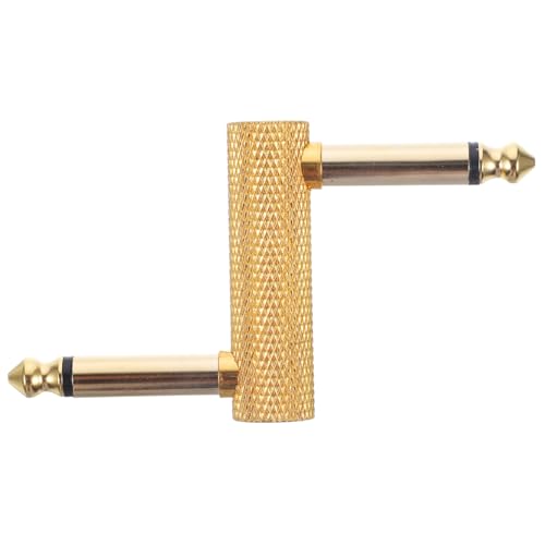 ifundom Gitarrenkabel Gitarrenpedalbrett Patch Kabelzubehör Anschlüsse Für Gitarrenpedale Kabel Verbinder E-gitarren-pedalanschluss Kabeladapter Pedaladapter Schnappen Golden Metall ifundom Gitarrenkabel Gitarrenpedalbrett Patch Kabelzubehör Anschlüsse Für Gitarrenpedale Kabel Verbinder E-gitarren-pedalanschluss Kabeladapter Pedaladapter Schnappen Golden Metall von ifundom