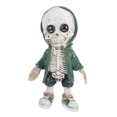 ifundom Halloween Hoodie Skelett Figurine Coole Skelette Dekoration Für Halloween-feiern Tischornament Aus Langlebigem Harz Für Partys Und Spirituelle Räume ifundom Halloween Hoodie Skelett Figurine Coole Skelette Dekoration Für Halloween-feiern Tischornament Aus Langlebigem Harz Für Partys Und Spirituelle Räume von ifundom