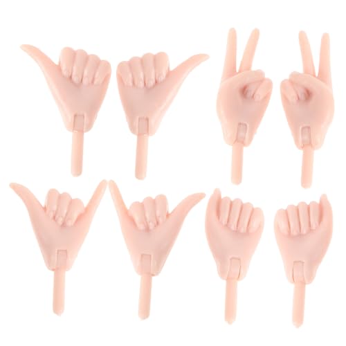 ifundom Handmodelle Aus Kunststoff Für Die Puppenherstellung 4 Sätze Von Miniatur-puppenhaus-handteilen Simulationsgelenke ifundom Handmodelle Aus Kunststoff Für Die Puppenherstellung 4 Sätze Von Miniatur-puppenhaus-handteilen Simulationsgelenke von ifundom