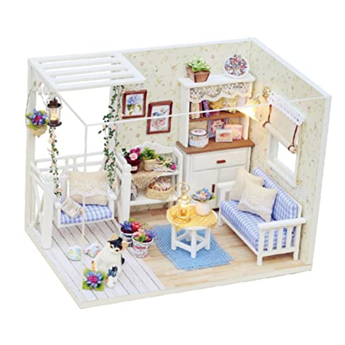 ifundom Hausbaumodell Holzhaus Für Jungen Und Mädchen Hausmodell Holzbausatz Mit -leuchten Kreatives ifundom Hausbaumodell Holzhaus Für Jungen Und Mädchen Hausmodell Holzbausatz Mit -leuchten Kreatives von ifundom