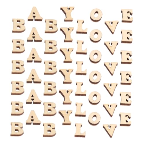 ifundom 15 Mm Große Holzbuchstaben 200 Stück Bastelbuchstaben Für Scrapbooking Lernwerkzeuge Sichere Holzbuchstaben Für Die Heimdekoration von ifundom