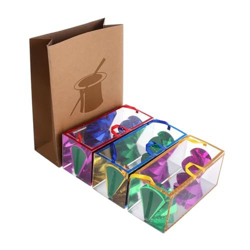 ifundom Illusion Spielzeug Leere Papiertüte, Die Blumenkästen Für Bühnenaufführungen Erscheinen, Lustige Gimmick -Tricks, Die Blumen Aus Einer Leeren Tasche Produzieren von ifundom