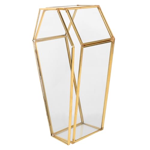 ifundom Elegante Vitrine Aus Glas Schmuckschatulle Für Herren Aufbewahrung Von Andenken Gothic-stil Halloween- Mini-sargbox Für Sammlerstücke ifundom Elegante Vitrine Aus Glas Schmuckschatulle Für Herren Aufbewahrung Von Andenken Gothic-stil Halloween- Mini-sargbox Für Sammlerstücke von ifundom