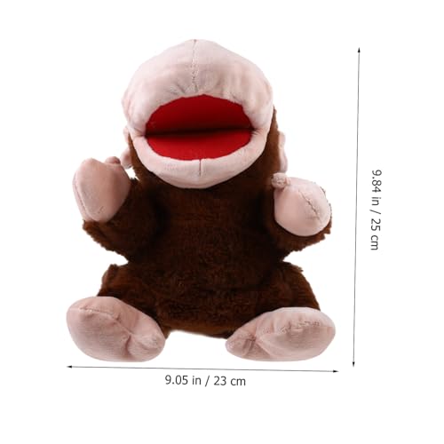 ifundom Kleine Affen Handpuppe Plüschstoff mit Beweglichem Mund Interaktives Tier für Geschichten Weiche Stofftier Handpuppe für Familien Handliches Plüschspielzeug ifundom Kleine Affen Handpuppe Plüschstoff mit Beweglichem Mund Interaktives Tier für Geschichten Weiche Stofftier Handpuppe für Familien Handliches Plüschspielzeug von ifundom
