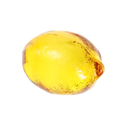ifundom Künstliche Zitronen Zur Dekoration Kristall-Zitronen-Ornament Obstfiguren Platzsparende Desktop-Ornamente von ifundom