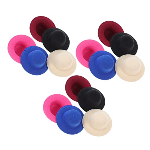 ifundom Mini Puppe Hüte 15pcs Set Puppe Zubehör Puppe Kappe Dekore Sicher Materialien Handwerk von ifundom