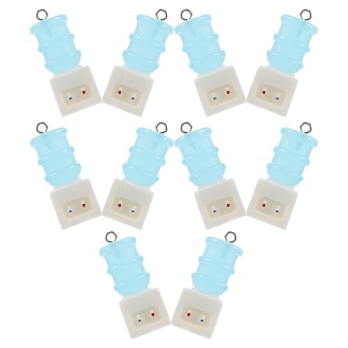 ifundom 10 Stück Miniatur-wasserflaschen-Charms Aus Kunstharz Dekorationen Für Schlüsselanhänger Und Ohrringe ifundom 10 Stück Miniatur-wasserflaschen-Charms Aus Kunstharz Dekorationen Für Schlüsselanhänger Und Ohrringe von ifundom