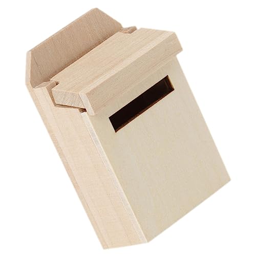 ifundom Miniatur Holz Briefkasten Modell Für Puppenhaus Holzspielzeug Maßstab Blanko Für Kreative Gestaltung Und Landschaftsbau Sicher Für Charmante Dekoration ifundom Miniatur Holz Briefkasten Modell Für Puppenhaus Holzspielzeug Maßstab Blanko Für Kreative Gestaltung Und Landschaftsbau Sicher Für Charmante Dekoration von ifundom
