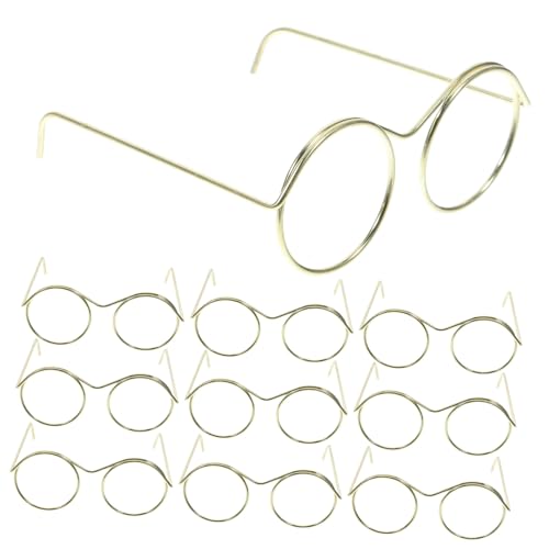 ifundom Puppenbrille Miniature Brille Für Puppen Und Actionfiguren Metallrahmen Zubehör Für Puppenhaus Und Bastelprojekte Klassische Runde Form Ohne Gläser ifundom Puppenbrille Miniature Brille Für Puppen Und Actionfiguren Metallrahmen Zubehör Für Puppenhaus Und Bastelprojekte Klassische Runde Form Ohne Gläser von ifundom
