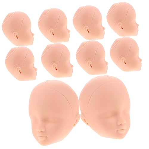 ifundom Puppenköpfe Für Make up Übung Praktische Puppenteile Für Bastelmaterialien Für Kreative Projekte Ideal Für Kreative Bastelarbeiten Und Spielzeugzubehör von ifundom