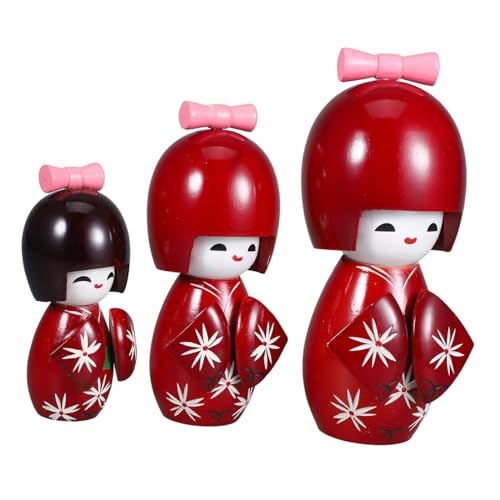 ifundom Puppensammlung 3 Japanische Kimonos Holzhandwerk Kompakte Tischdekoration Kulturelles ifundom Puppensammlung 3 Japanische Kimonos Holzhandwerk Kompakte Tischdekoration Kulturelles von ifundom