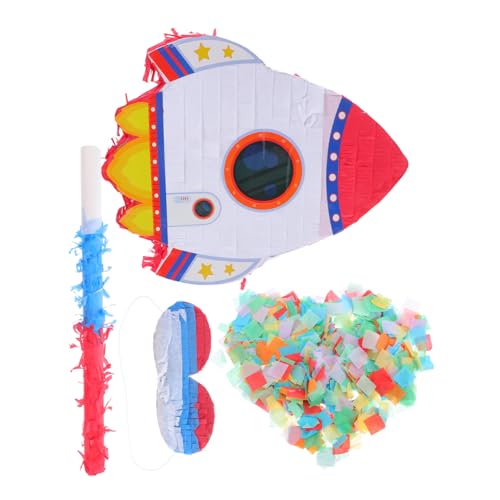 ifundom Raketen Piñata Geburtstag Deko aus Robustem Karton und Krepppapier Weltraum Partyspiel mit Augenbinde und Konfetti Vielseitig für Shower und Raumthemen Feiern Geeignet ifundom Raketen Piñata Geburtstag Deko aus Robustem Karton und Krepppapier Weltraum Partyspiel mit Augenbinde und Konfetti Vielseitig für Shower und Raumthemen Feiern Geeignet von ifundom