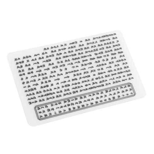 ifundom Sanskrit -Karte Buddha-Karten- Feng-Shui-Karte Chinesische Karte Feng-Shui-schutzkarte Buddha- -Karte Feng-Shui- Chinesisches Transparent PVC ifundom Sanskrit -Karte Buddha-Karten- Feng-Shui-Karte Chinesische Karte Feng-Shui-schutzkarte Buddha- -Karte Feng-Shui- Chinesisches Transparent PVC von ifundom