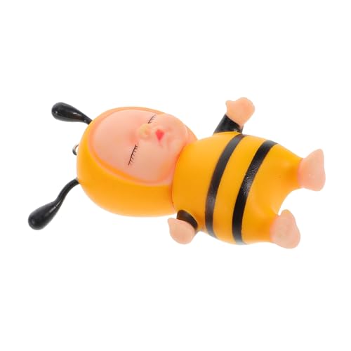 ifundom Süße Miniatur-babypuppen Aus Kunststoff Kuchendekoration Schlüsselanhänger Zubehör Einzigartiges Geburtstagskuchen-Ornament Weiches Babyspielzeug von ifundom