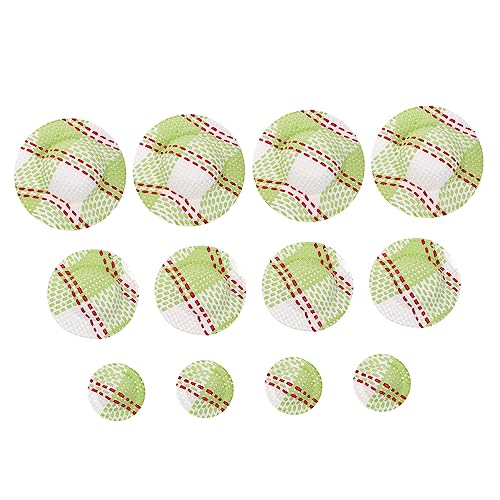 ifundom Und Stylischer Mini-Sonnenhut Für Babypuppen 12-teiliges Mini-Streifen-puppenhut-zubehörset von ifundom