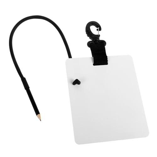 ifundom Unterwasser Schreibtafel Wasserfeste Schreibtafel für Taucher mit Drehclip und Bleistift für Notizen und Skizzen Beim Tauchen und Wassersport ifundom Unterwasser Schreibtafel Wasserfeste Schreibtafel für Taucher mit Drehclip und Bleistift für Notizen und Skizzen Beim Tauchen und Wassersport von ifundom