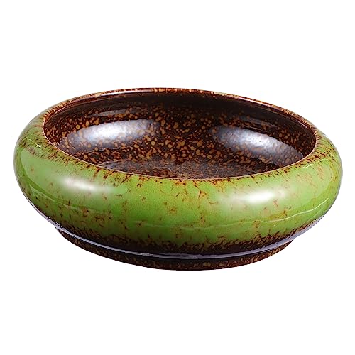 ifundom Vintage Blumentopf Glasur Container dekorativer Blumentopf künstlerischer Pflanzer Ton Pflanzen sukkulenten Topf rund Ceramic Flower pots Alter Topf Keramik Green ifundom Vintage Blumentopf Glasur Container dekorativer Blumentopf künstlerischer Pflanzer Ton Pflanzen sukkulenten Topf rund Ceramic Flower pots Alter Topf Keramik Green von ifundom