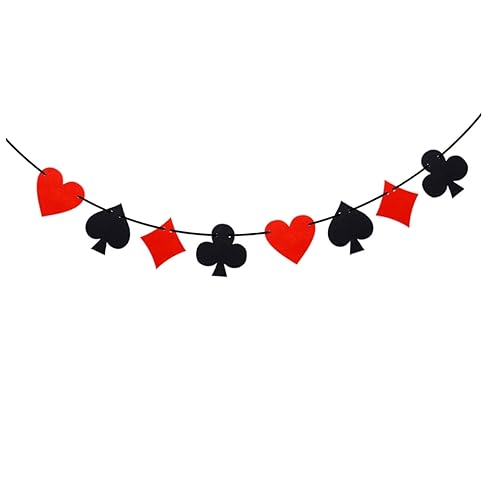 ifundom 3m Poker-themenbanner Aus Vliesstoff Für -partys Lange Girlande Für Spielkarten-dekoration Partydeko Für Bars Und Spielabende ifundom 3m Poker-themenbanner Aus Vliesstoff Für -partys Lange Girlande Für Spielkarten-dekoration Partydeko Für Bars Und Spielabende von ifundom