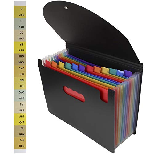iGadgitz Home U7104 Fächermappe A4 Dokumentenmappe A4 Datei Ordner -Schwarz -13 Fächer iGadgitz Home U7104 Fächermappe A4 Dokumentenmappe A4 Datei Ordner -Schwarz -13 Fächer von igadgitz home